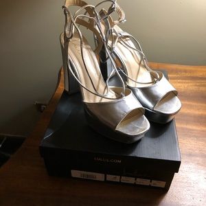 Lulus Saucey Heels SOLD NOT AVAILABLE